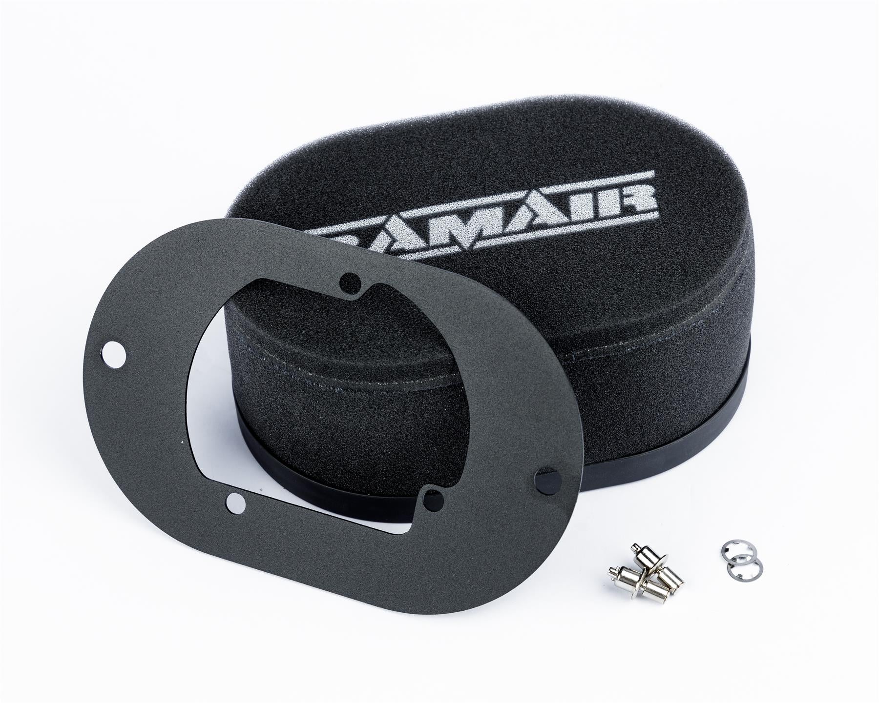 Ramair Carburettor Foam Air Filter with Baseplate to fit Pierburg 2E2, 2E3, 2E-E - 100mm Internal Height