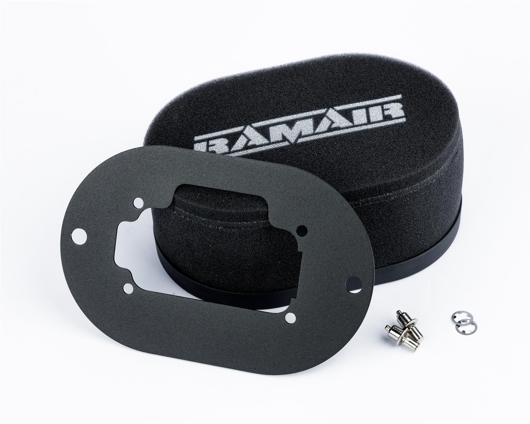 Ramair Carburettor Foam Air Filter with Baseplate to fit Weber 32/36 DGV/DGEV, 38 DGAS/DGMS - 65mm Internal Height