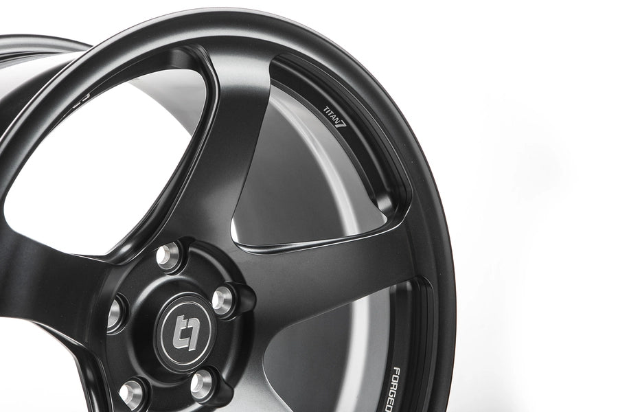 Titan 7 Forged Aluminium Wheel - T-C5 18x9.5 5x120 ET 45 CB 64.1 in Advance Dark Gunmetal