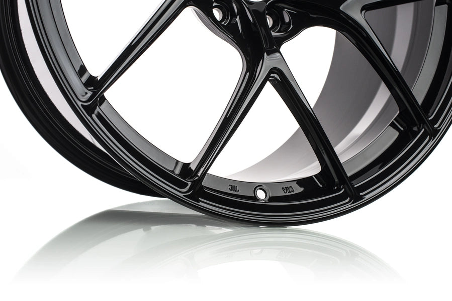 Titan 7 Forged Aluminium Wheel - T-S5 18x9 5X100 ET 47 CB 56.1 in Wicked Black