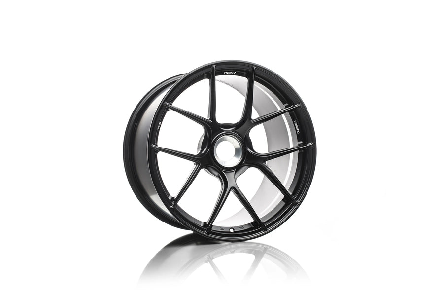 Titan 7 Forged Aluminium Wheel - T-S5 20x12 Centerlock ET 45 CB CL in Machine Black