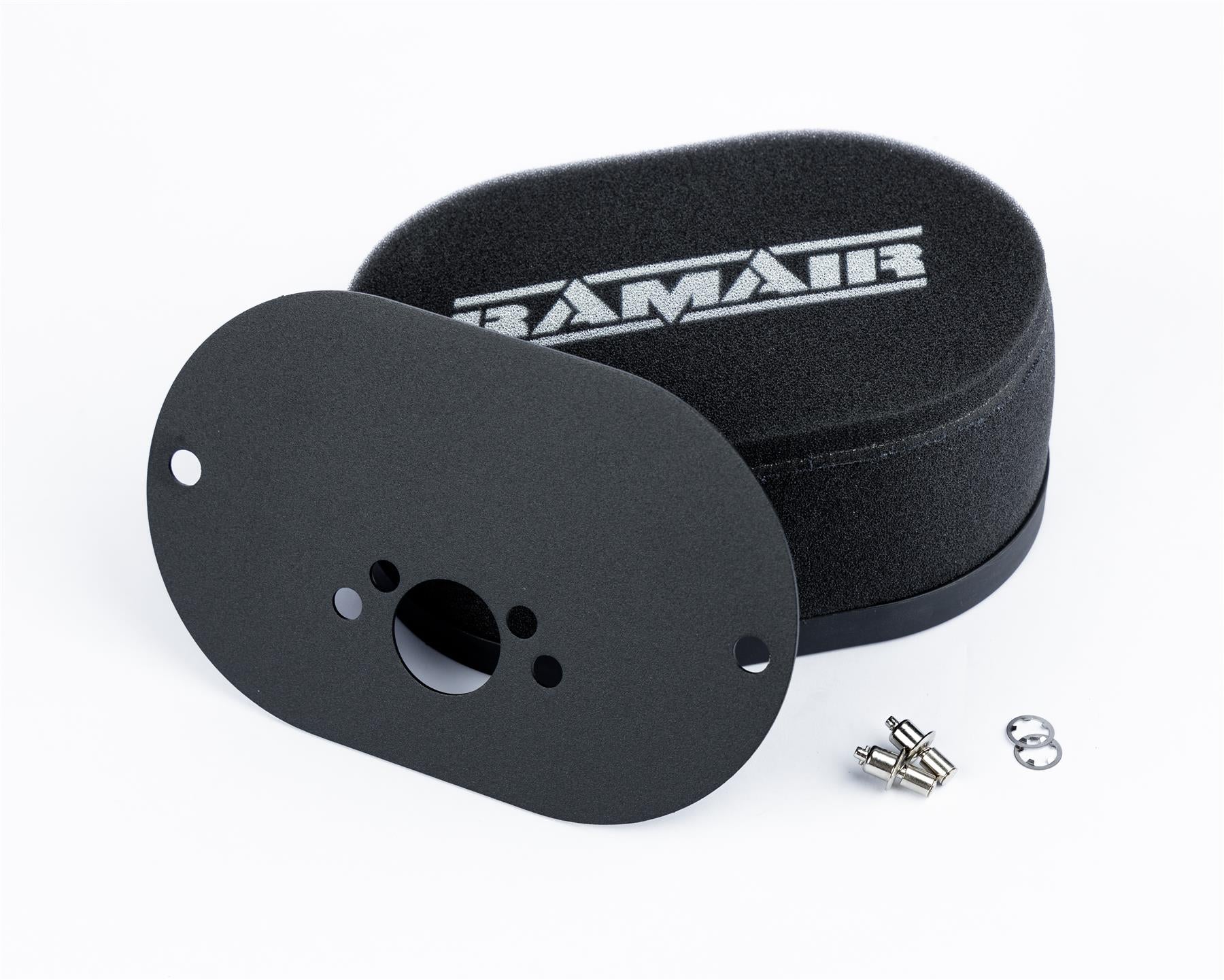 Ramair Carburettor Foam Air Filter with Baseplate to fit SU HS4, HIF4, HIF38 1.5in (Mini Offset) - 40mm Internal Height