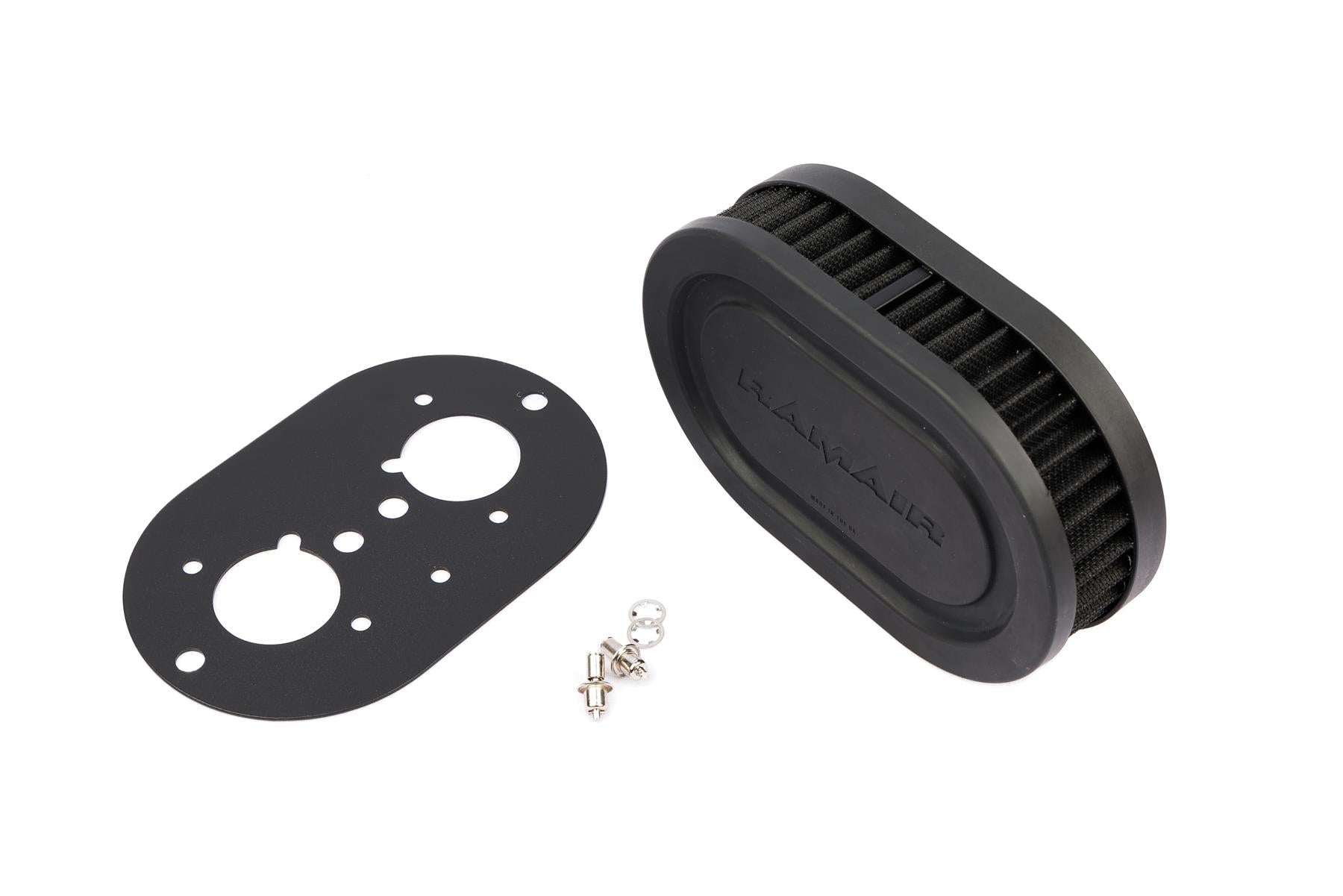Ramair Pleated Carburettor Air Filter Baseplate to fit Weber 40 IDF -40mm Int Height