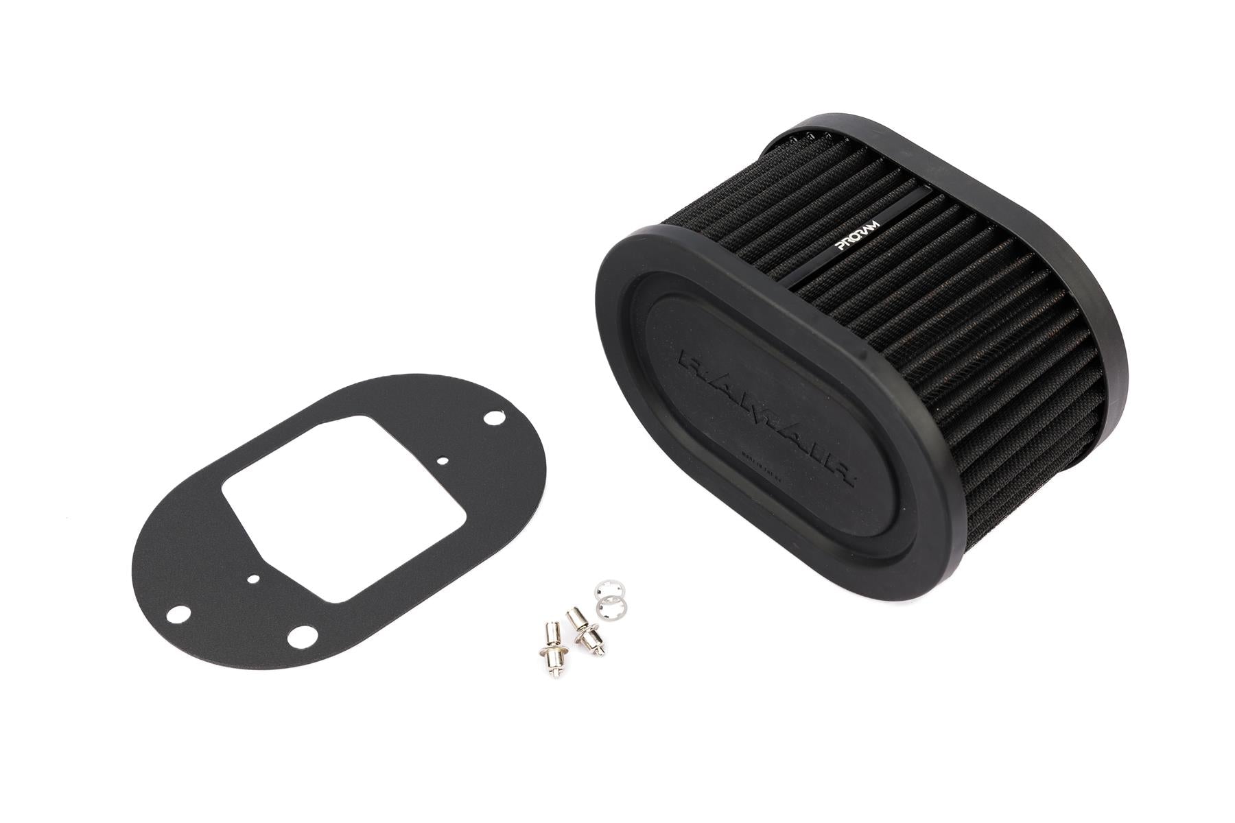 Ramair Pleated Carburettor Intake Air Filter Baseplate to fit Weber 32/34 DFT 100mm
