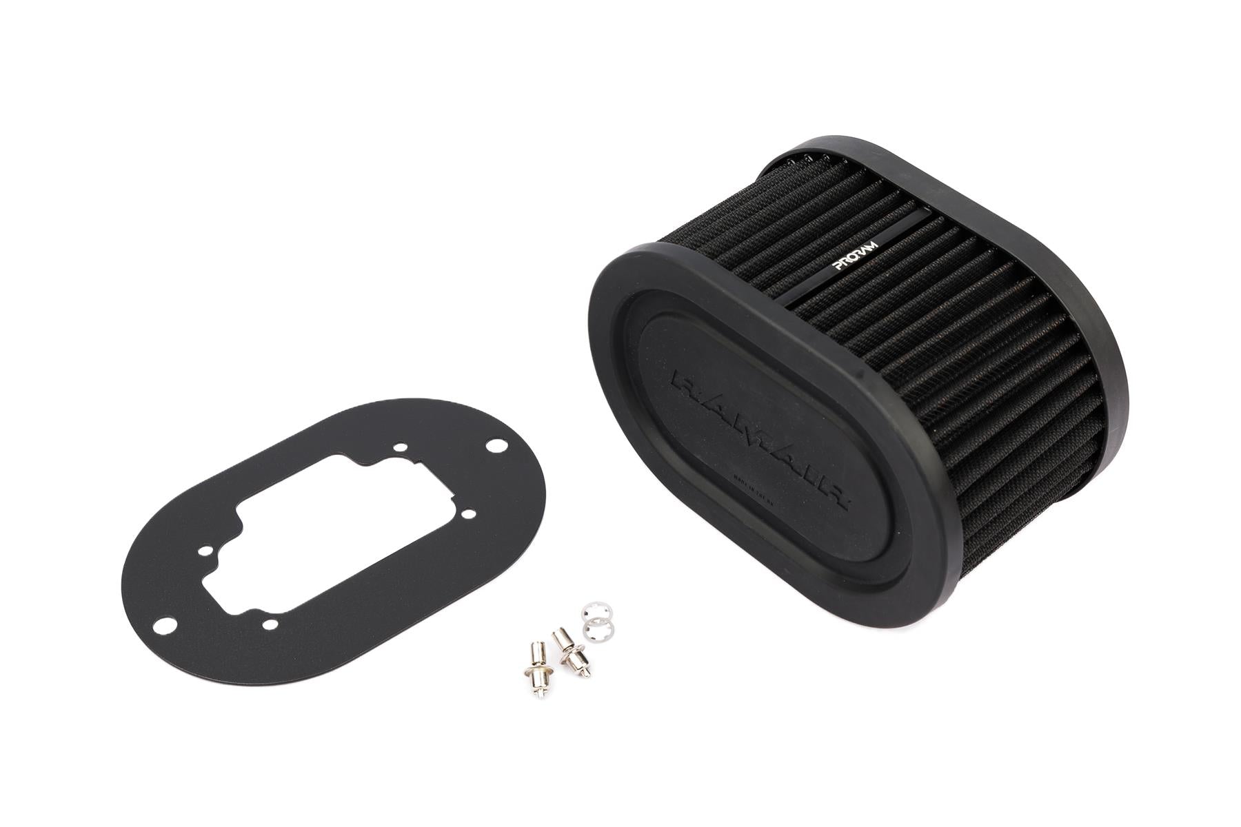 Ramair Pleated Carb Air Filter Baseplate to fit Weber 32/36 DGV/DGEV 38 DGAS/DGMS 100mm