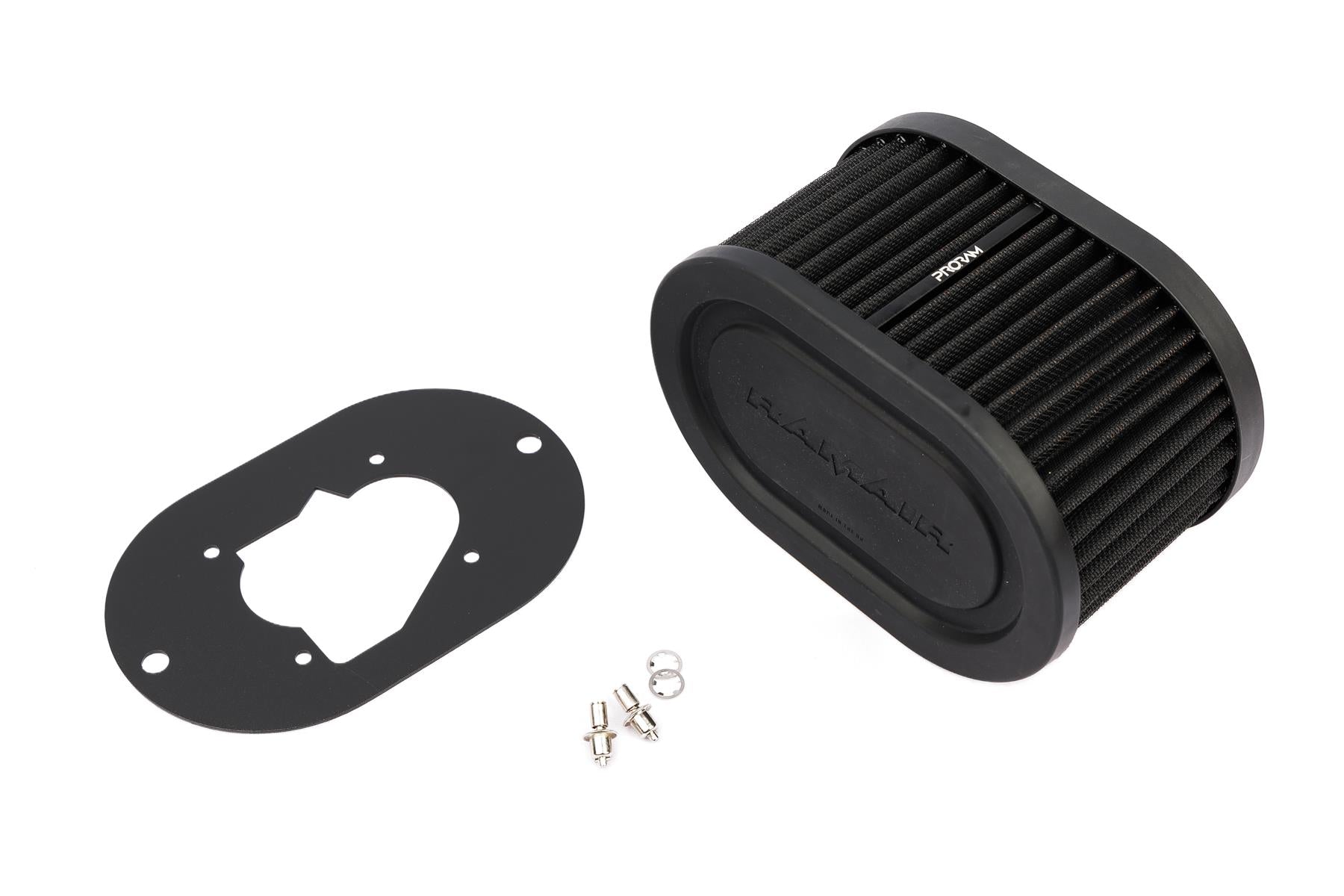 Ramair Pleated Carburettor Air Filter Baseplate to fit Weber 32/34 DMTL DMTR DATR 100mm