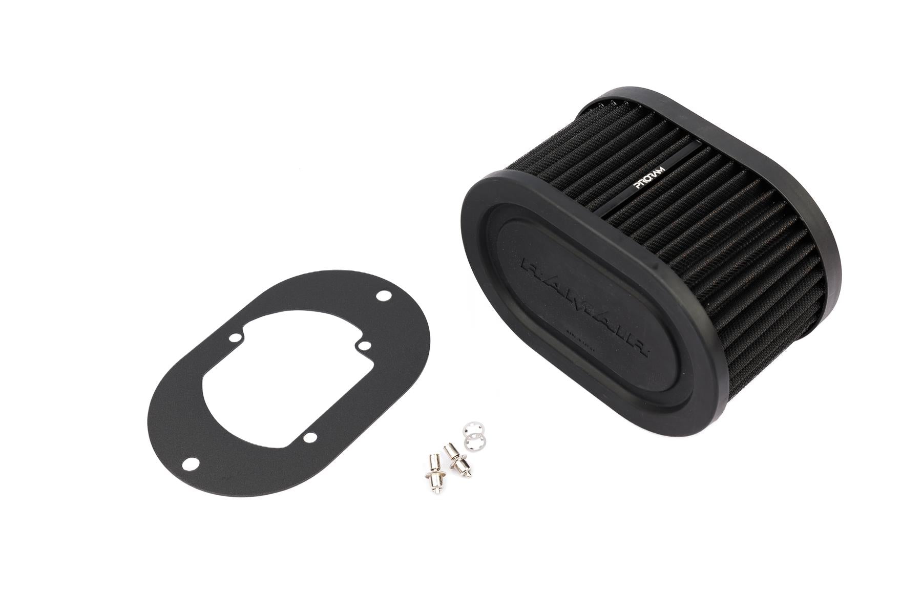 Ramair Pleated Carburettor Air Filter Baseplate to fit Pierburg 2E2, 2E3, 2E-E 100mm