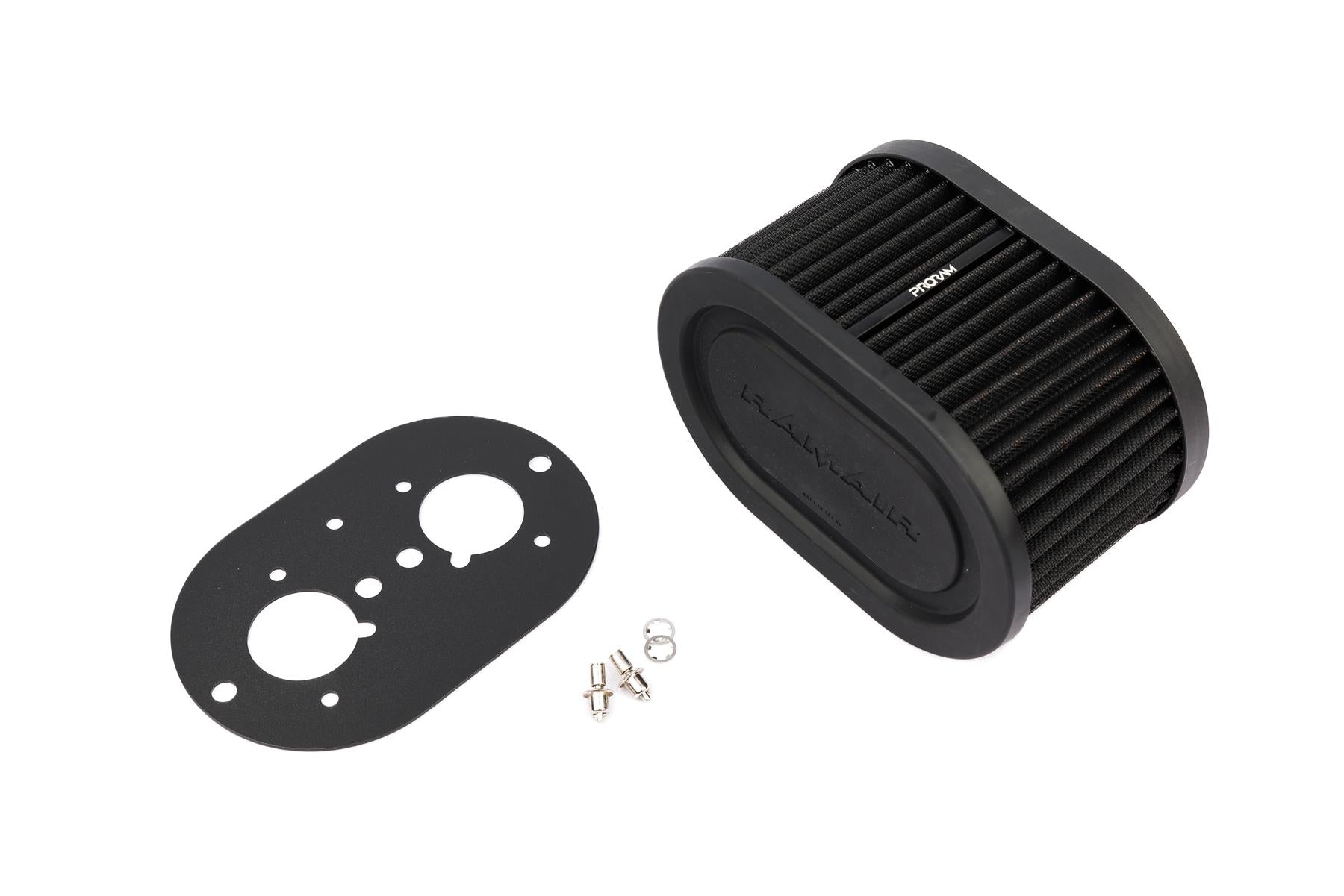 Ramair Pleated Carburettor Air Filter Baseplate to fit Weber 40 IDF - 100mm Int Height
