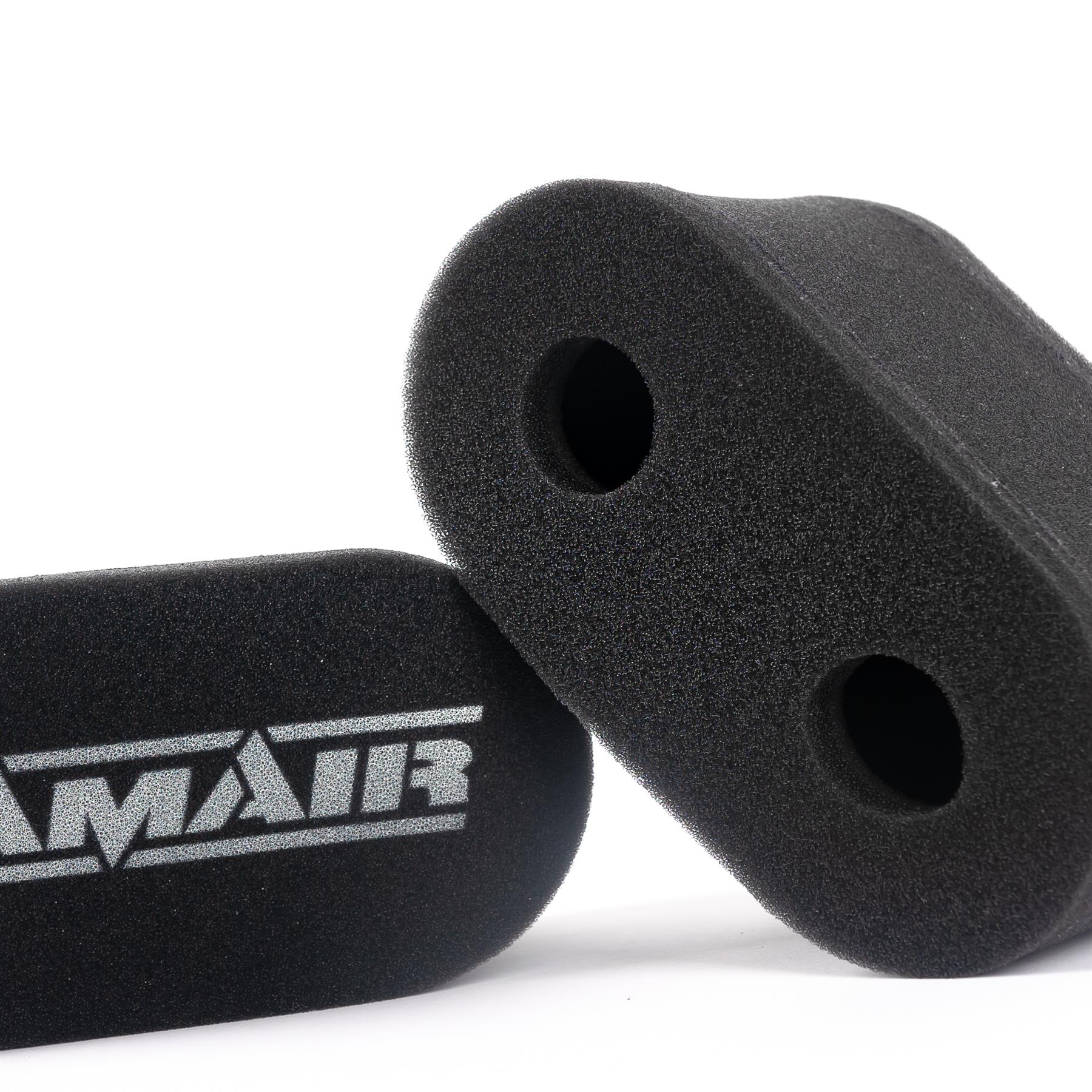 Ramair MS-017 - 2x Twin Inlet Motorcycle Carb Sock Air Filter