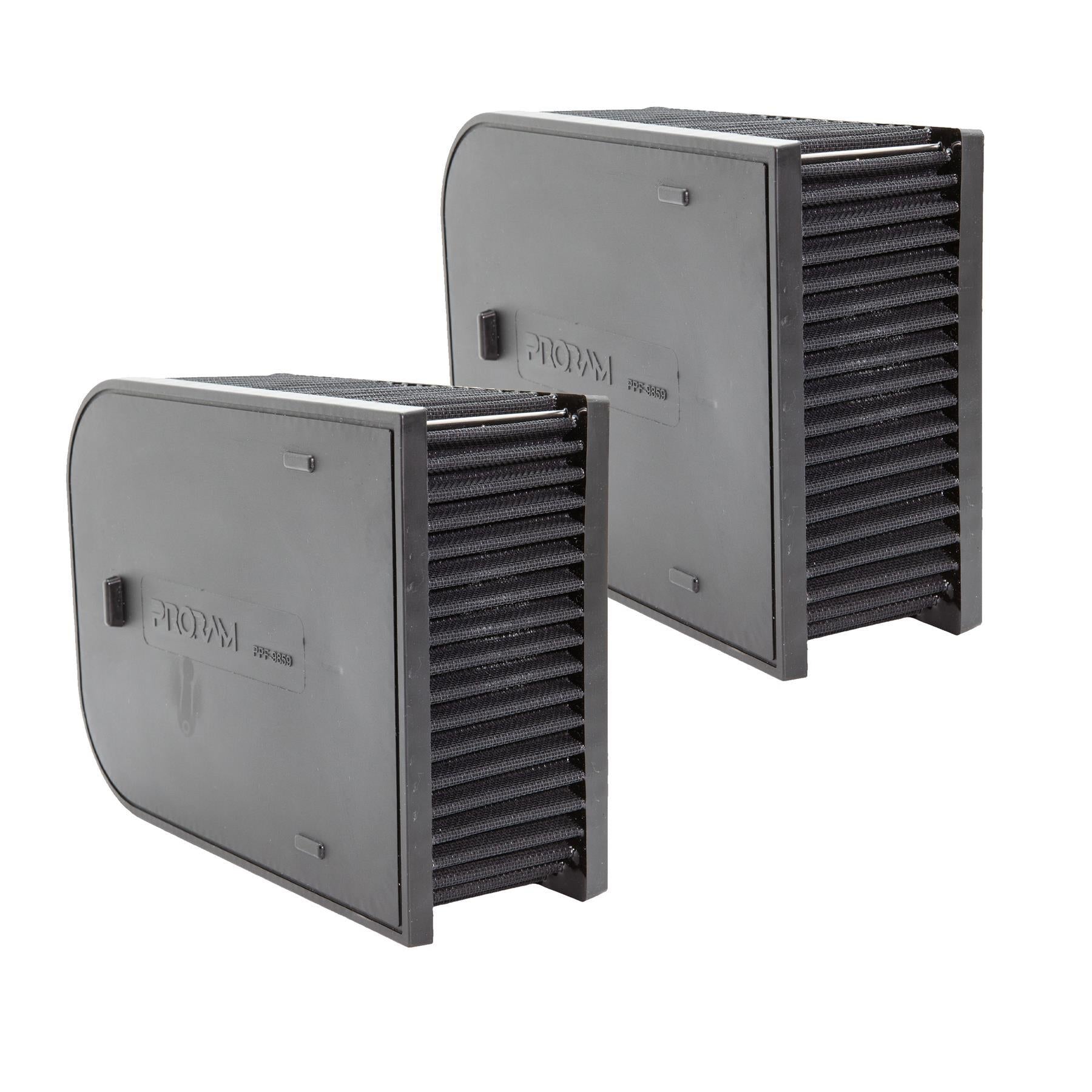 PRORAM PPF-9859-2 - Pair of Porsche Replacement Pleated Air Filters