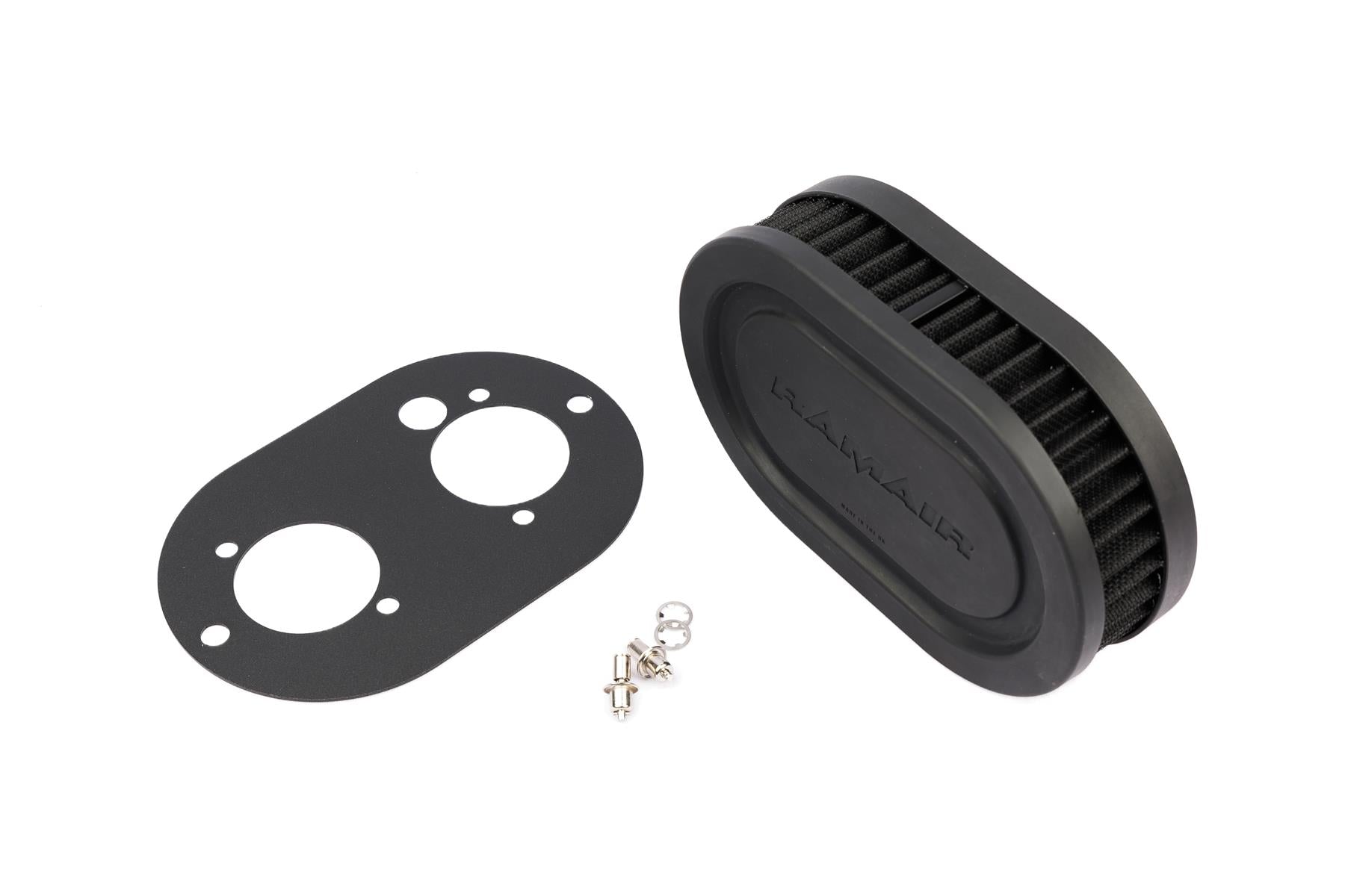 Ramair Pleated Carburettor Intake Air Filter Baseplate to fit Dellorto 40 DHLA - 40mm