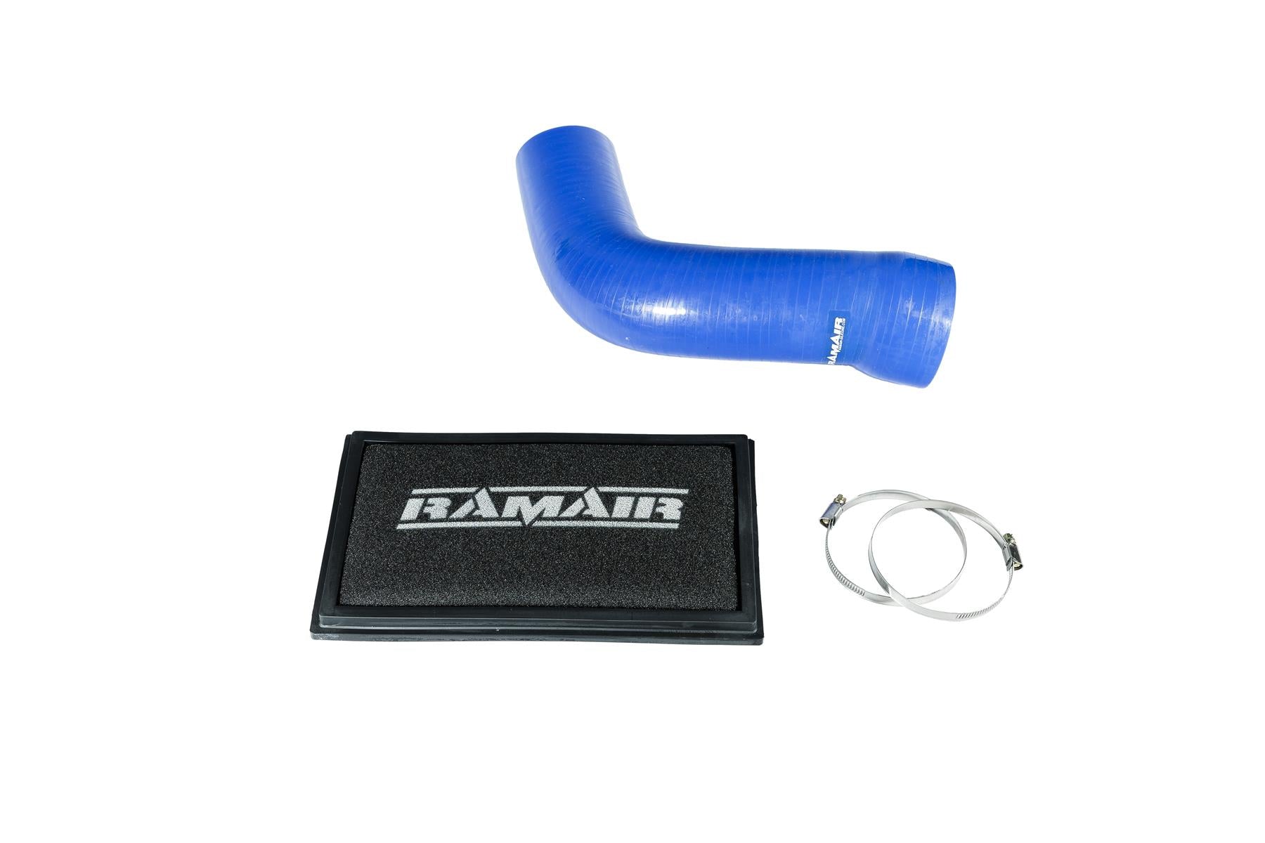 Ramair RPF-3129-RIP-BL - Silicone Intake Pipe Hose & Replacement Air Filter - Audi S3 TSI MQB