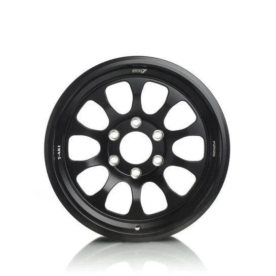 Titan 7 Forged Aluminium Wheel - T-AK1 18x8.5 6-139.7 ET 20 CB 106.3 in Machine Black