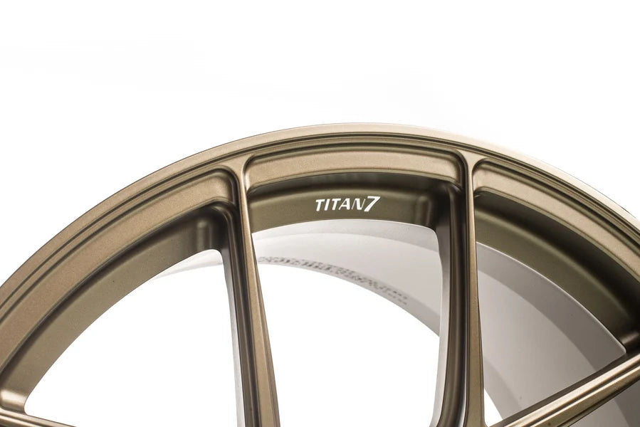 Titan 7 Forged Aluminium Wheel - T-S5 20x11.5 5x120.65 ET 45 CB 70.3 in Techna Bronze