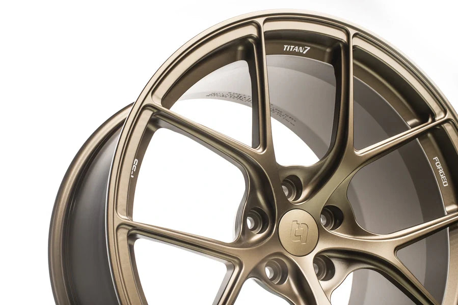 Titan 7 Forged Aluminium Wheel - T-S5 20x11.5 5x120.65 ET 45 CB 70.3 in Techna Bronze