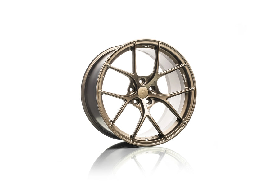 Titan 7 Forged Aluminium Wheel - T-S5 17x8 5x114.3 ET 37 CB 73 in Techna Bronze