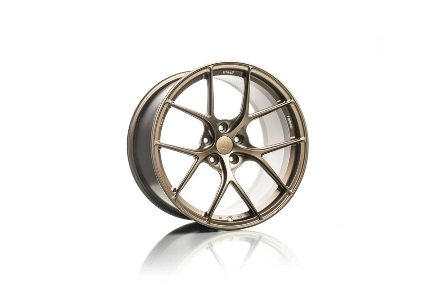 Titan 7 Forged Aluminium Wheel - T-S5 20x11.5 5x120.65 ET 45 CB 70.3 in Techna Bronze