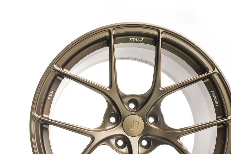 Titan 7 Forged Aluminium Wheel - T-S5 17x8 5x114.3 ET 37 CB 73 in Techna Bronze
