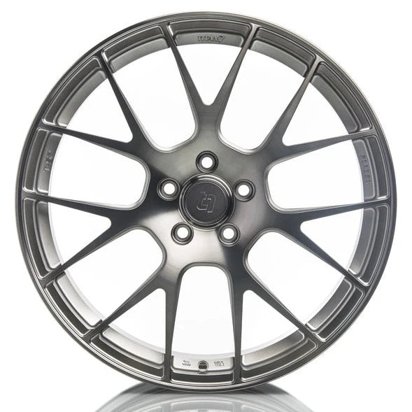 Titan 7 Forged Aluminium Wheel - T-S7 18x10 5x120 ET 25 CB 72.56 in Hybrid Dark Machine