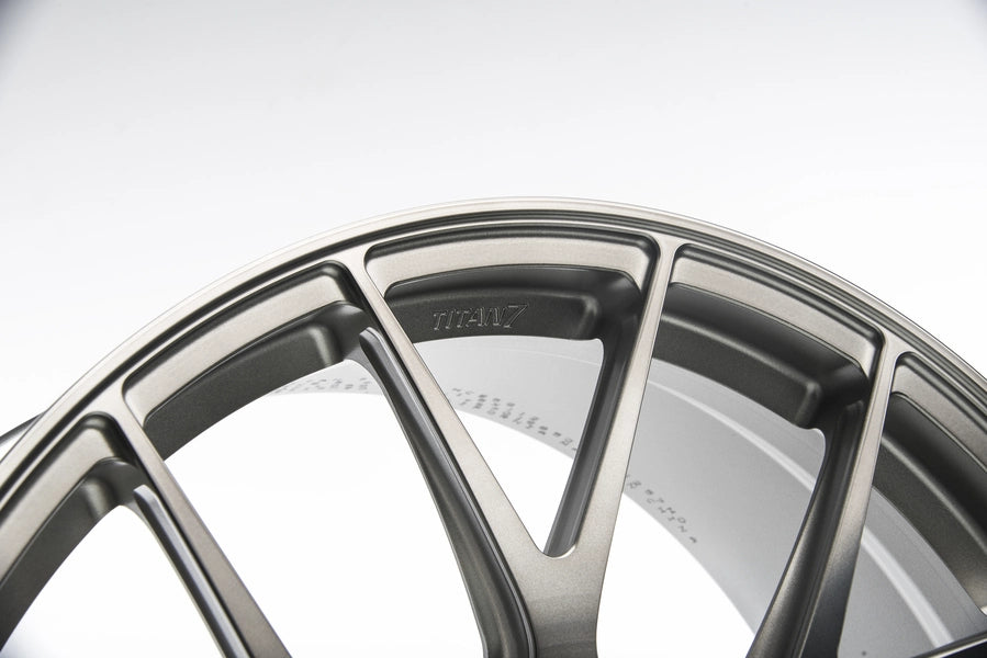 Titan 7 Forged Aluminium Wheel - T-S7 18x9.5 5x120 ET 22 CB 72.56 in Hybrid Dark Machine