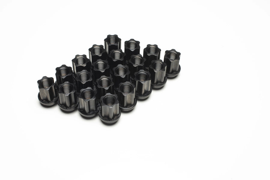 Titan 7 Titan7 O.W.L. Titanium Race Nut 12x1.5 in Machine Black