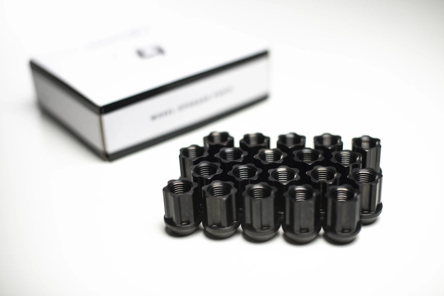 Titan 7 Titan7 O.W.L. Titanium Race Nut 12x1.25 in Machine Black