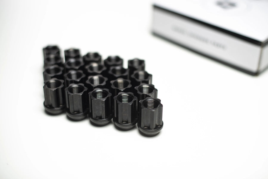 Titan 7 Titan7 O.W.L. Titanium Race Nut 14x1.5 in Machine Black