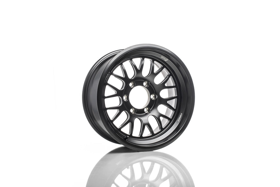 Titan 7 Forged Aluminium Wheel - T-AK2 17x8.5 5x127 ET -1 CB 71.5 in Machine Black