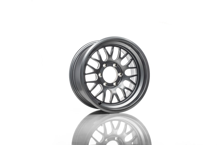 Titan 7 Forged Aluminium Wheel - T-AK2 17x8.5 5x127 ET -1 CB 71.5 in Satin Titanium