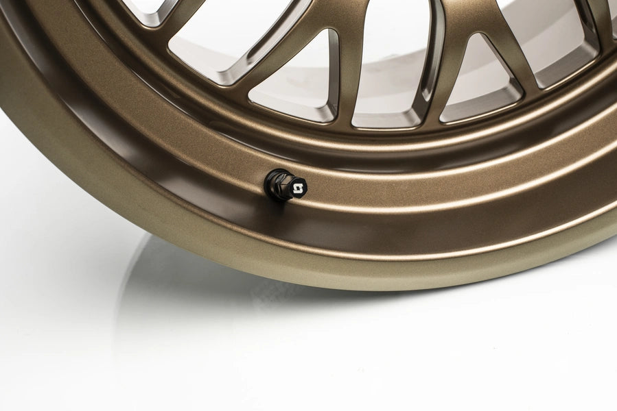Titan 7 Forged Aluminium Wheel - T-AK2 17x8.5 5x130 ET -1 CB 71.6 in Techna Bronze