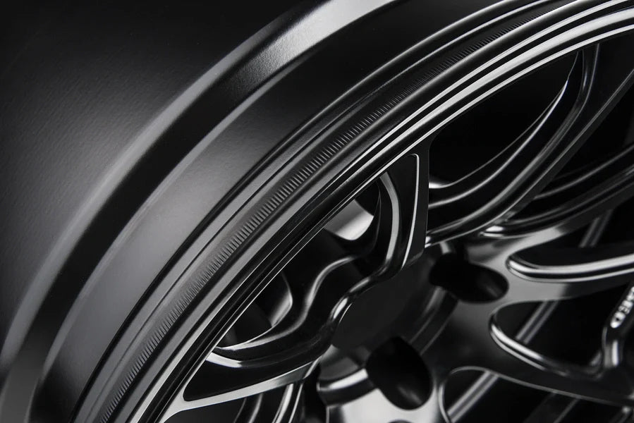Titan 7 Forged Aluminium Wheel - T-R10 20x11.5 5x120.65 ET 45 CB 66.9 in Machine Black