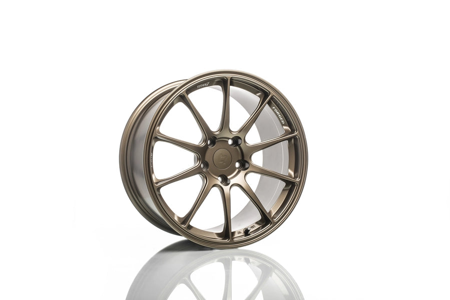 Titan 7 Forged Aluminium Wheel - T-R10 20x11.5 5x120.65 ET 45 CB 70.3 in Techna Bronze