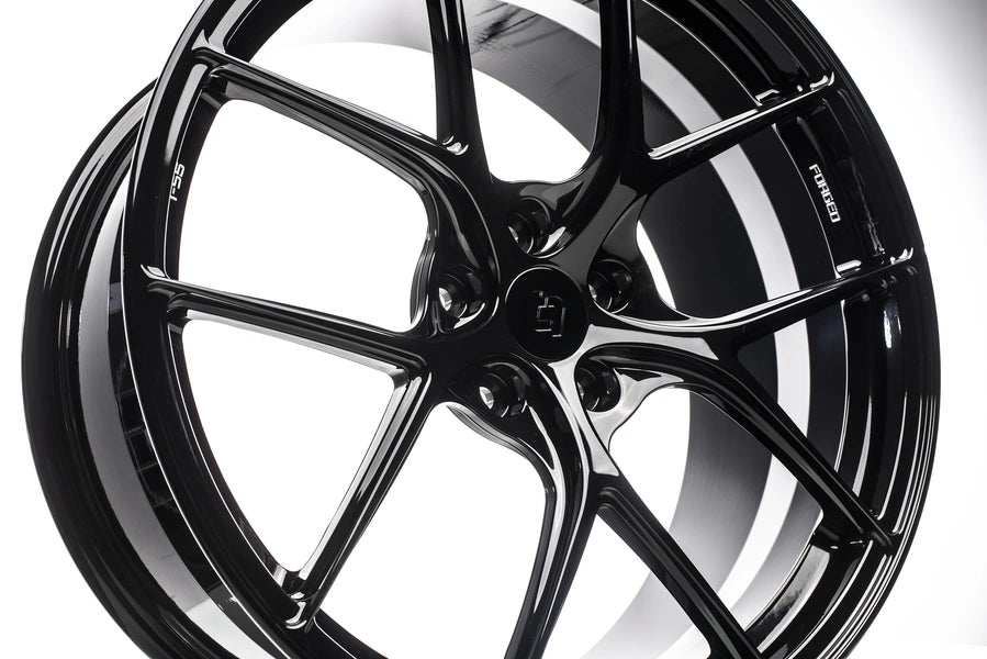 Titan 7 Forged Aluminium Wheel - T-S5 18x9 5X100 ET 47 CB 56.1 in Wicked Black