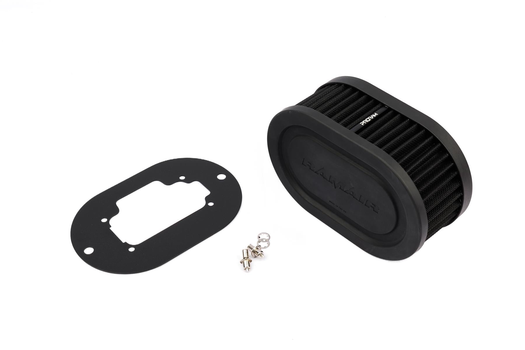 Ramair Pleated Carb Air Filter Baseplate to fit Weber 32/36 DGV/DGEV 38 DGAS/DGMS 65mm