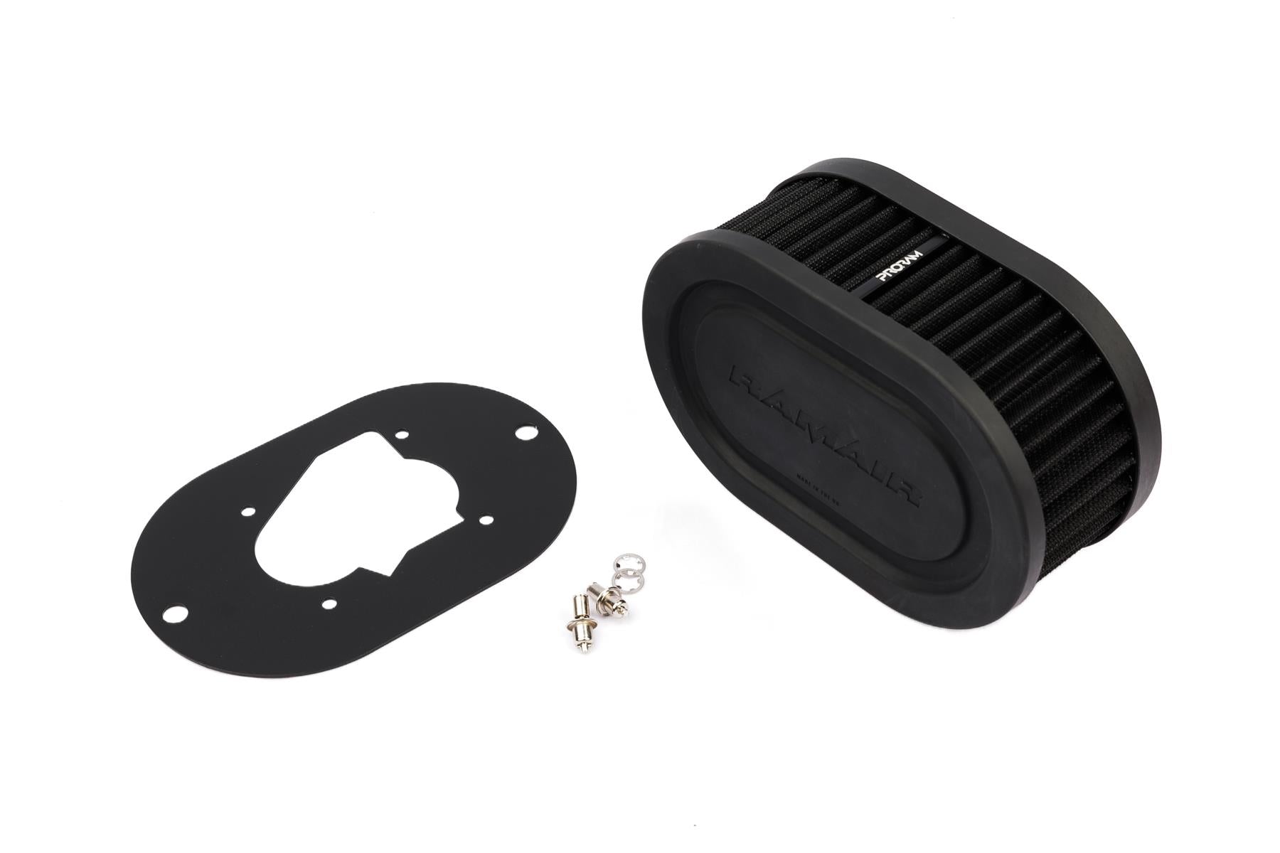 Ramair Pleated Carburettor Air Filter Baseplate to fit Weber 32/34 DMTL DMTR DATR 65mm
