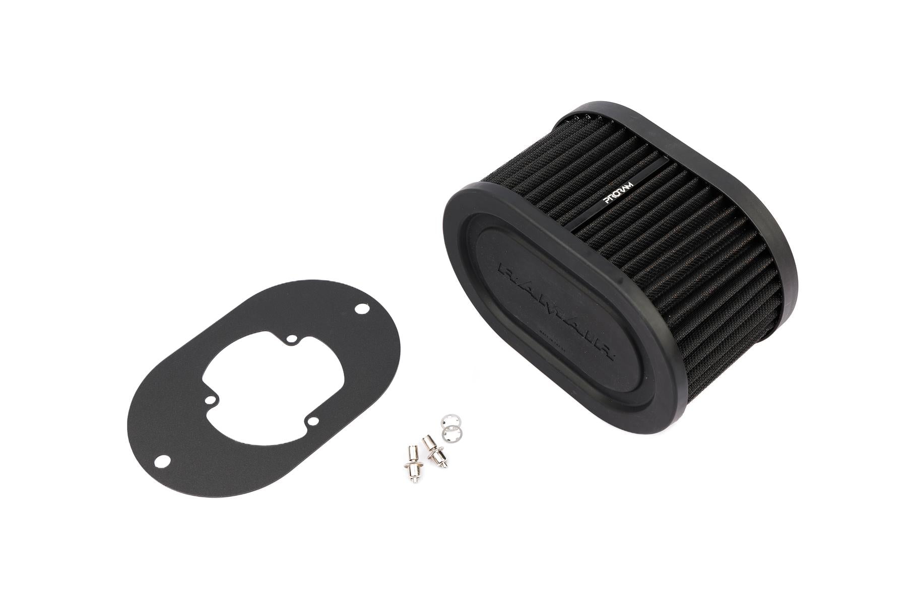 Ramair Pleated Carburettor Air Filter Baseplate to fit Pierburg 2B2, 2B4, 2B5 - 100mm