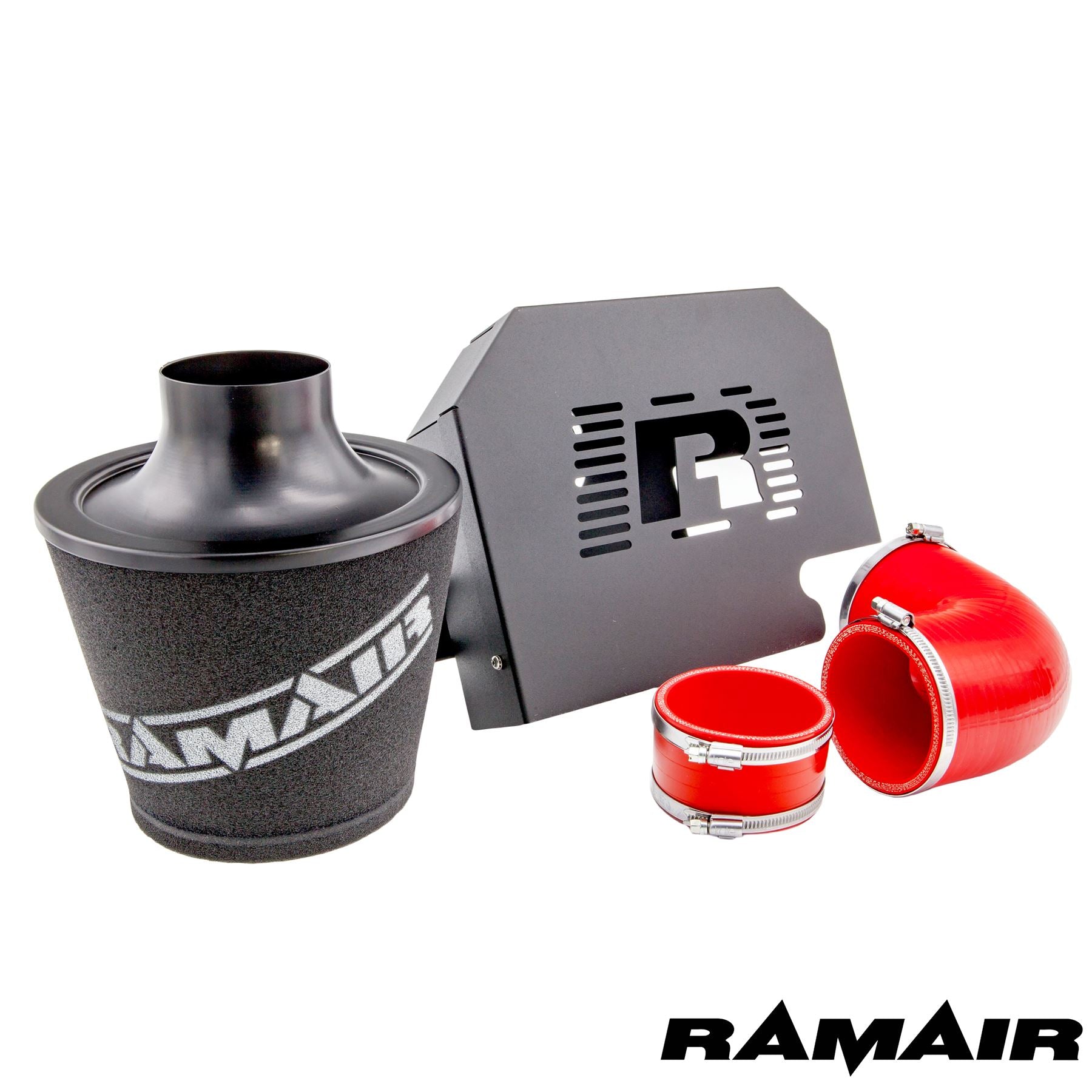 Ramair Ford Focus ST 225 Red Performance Intake Kit with ECU Holder