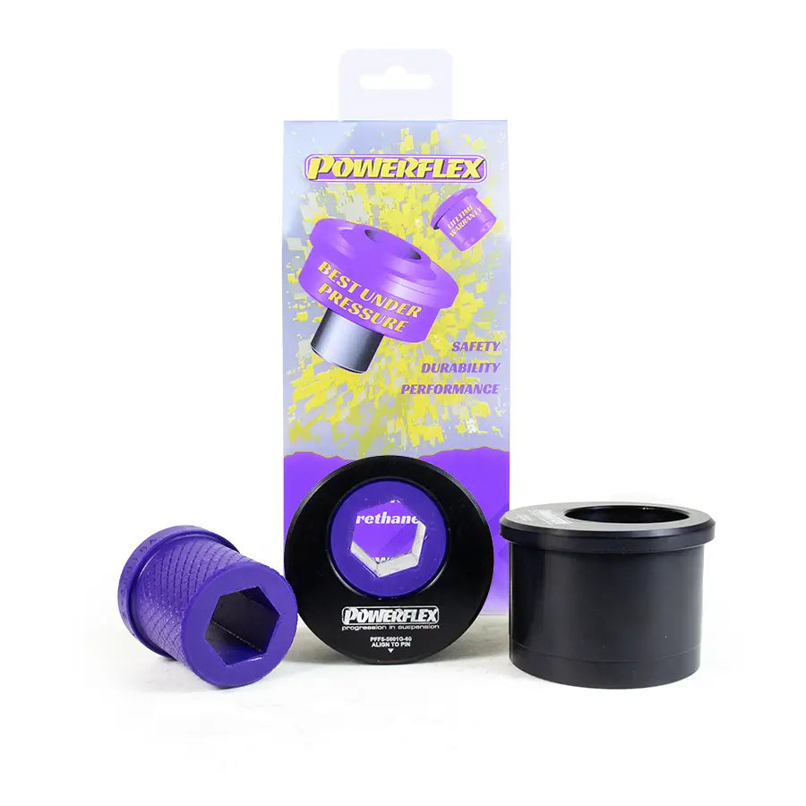 Powerflex Front Wishbone Rear Bush Caster Offset 60mm Size for BMW 3 Series E46 (1999-2006) E46 Compact