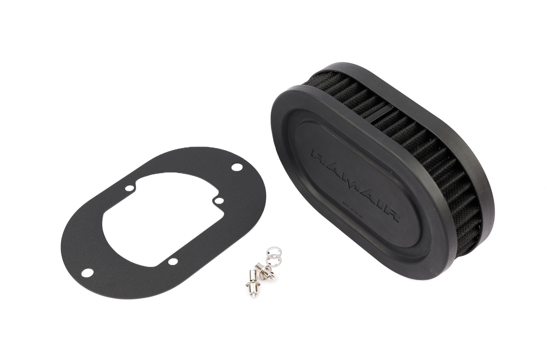 Ramair Pleated Carburettor Air Filter Baseplate to fit Pierburg 2E2, 2E3, 2E-E - 40mm