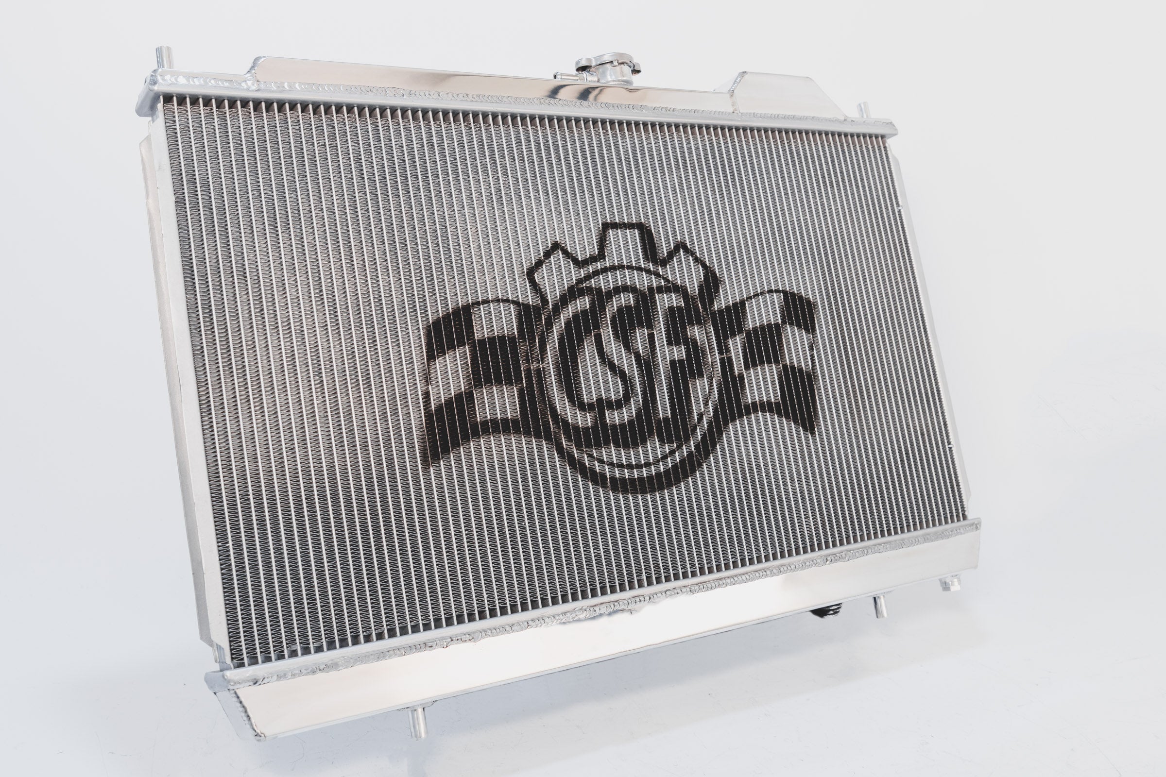 Mitsubishi Evo 4/5/6/7/8/9 Full Size Slim All-Aluminum Radiator W/ 12in SPAL Fan