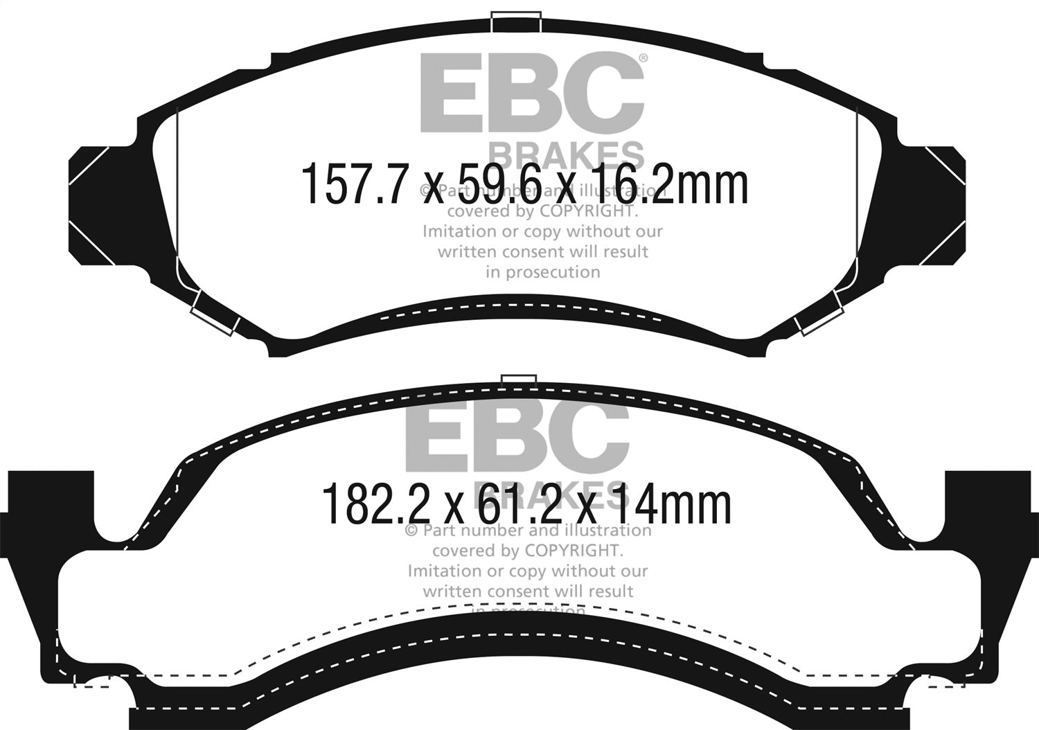 Redstuff Ceramic Low Dust Brake Pads