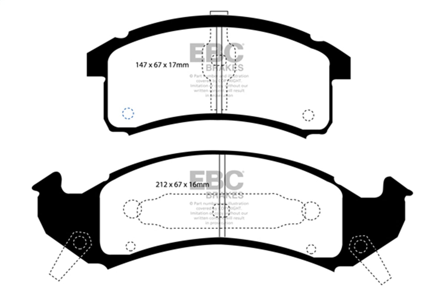 Redstuff Ceramic Low Dust Brake Pads