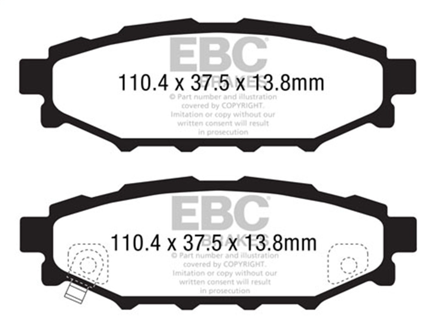 Redstuff Ceramic Low Dust Brake Pads