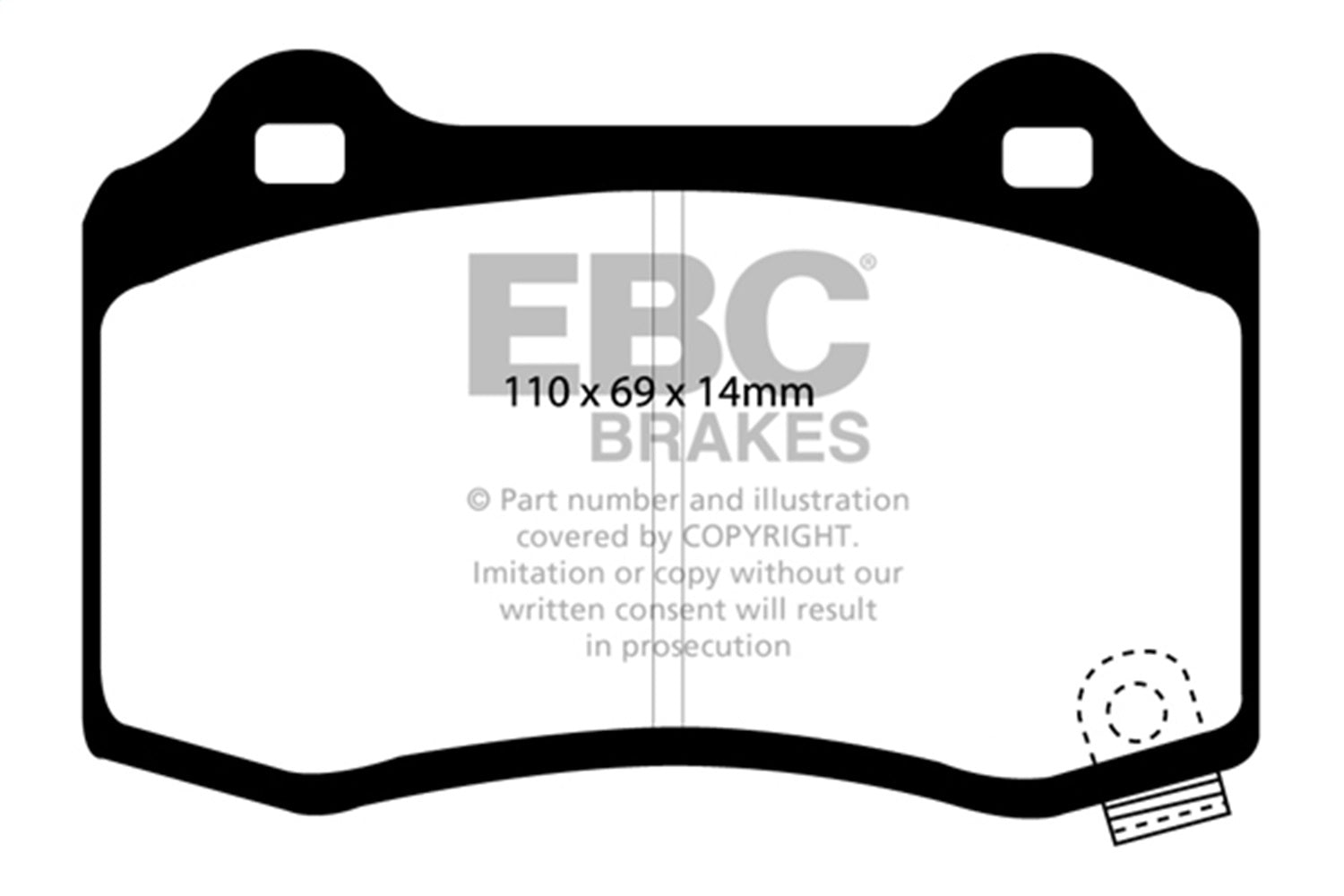 Redstuff Ceramic Low Dust Brake Pads