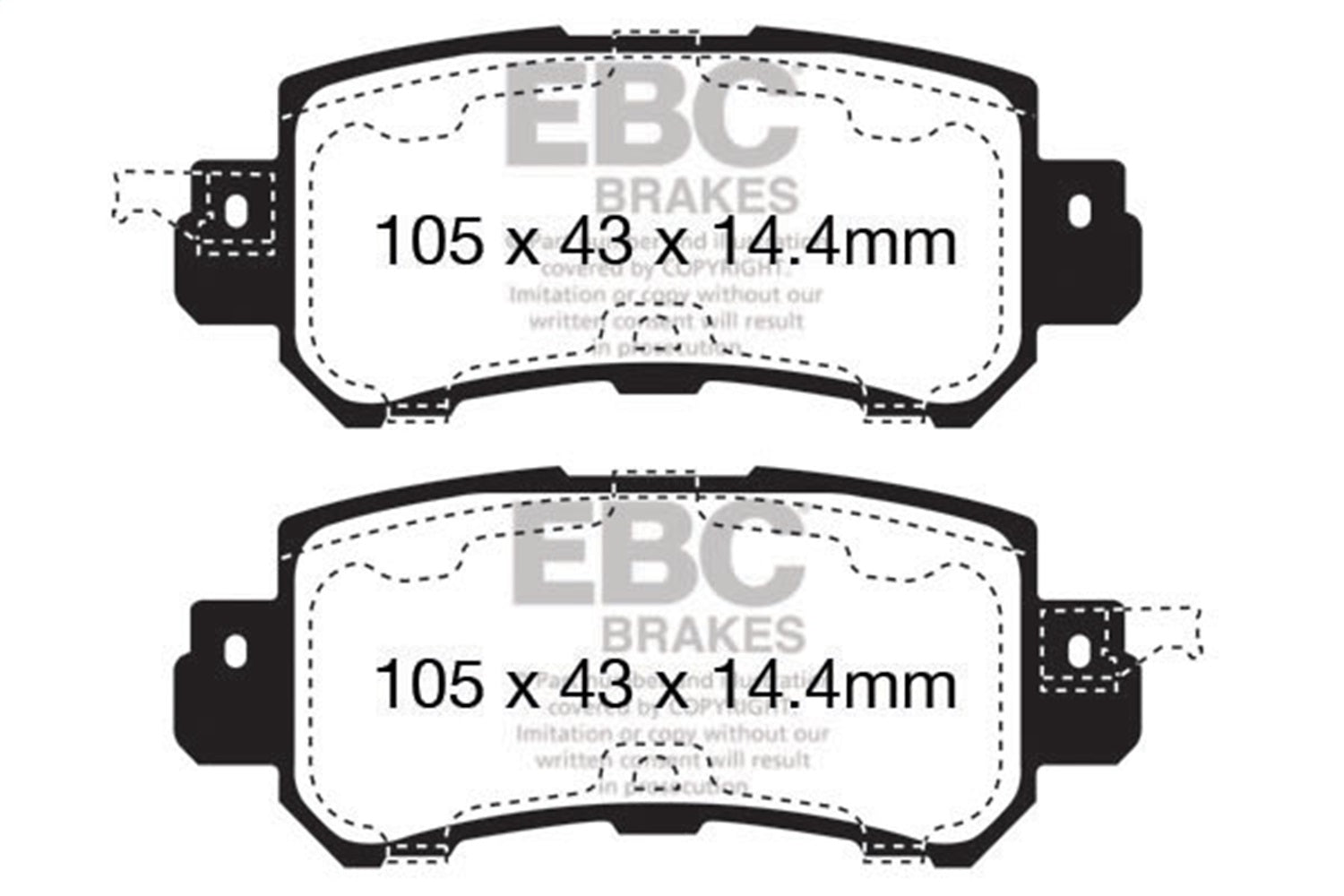 Redstuff Ceramic Low Dust Brake Pads