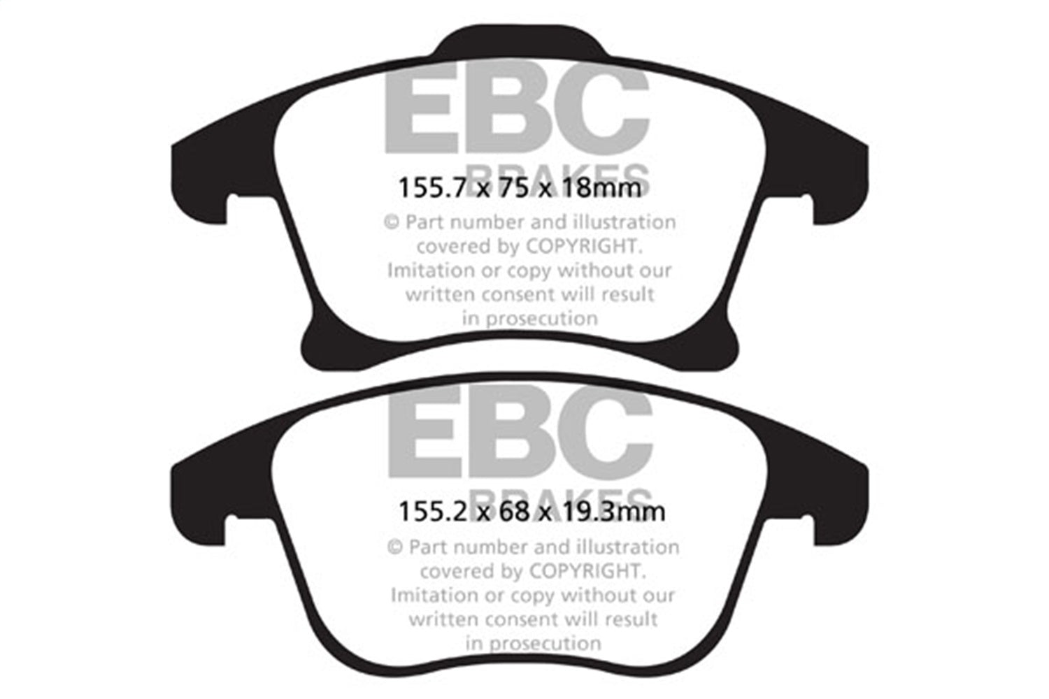 Redstuff Ceramic Low Dust Brake Pads