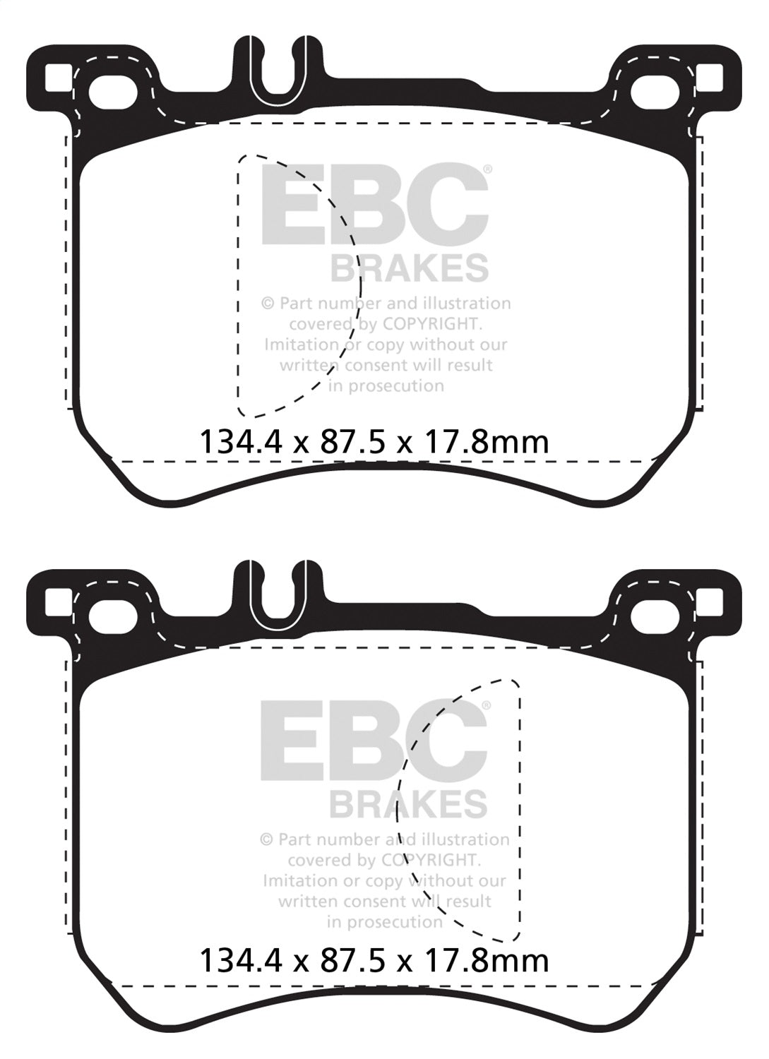 Redstuff Ceramic Low Dust Brake Pads