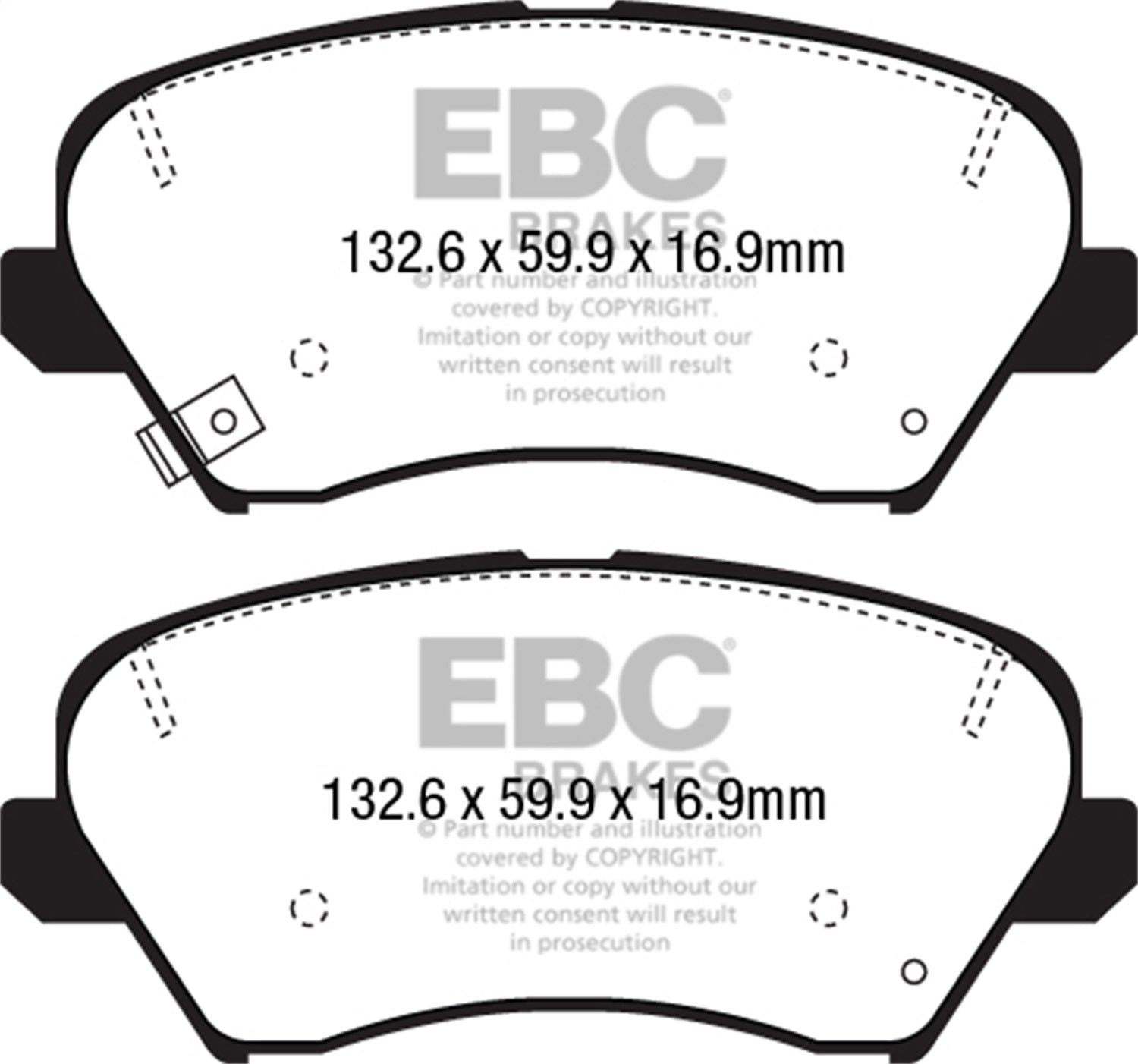 Redstuff Ceramic Low Dust Brake Pads
