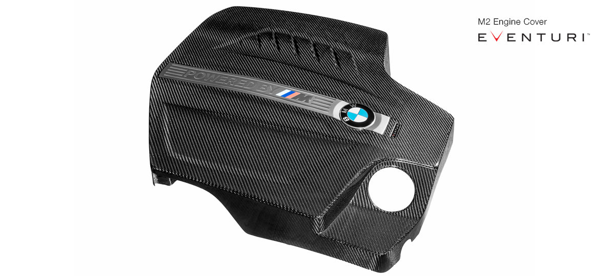 Eventuri BMW F87 M2 - Black Carbon Engine Cover