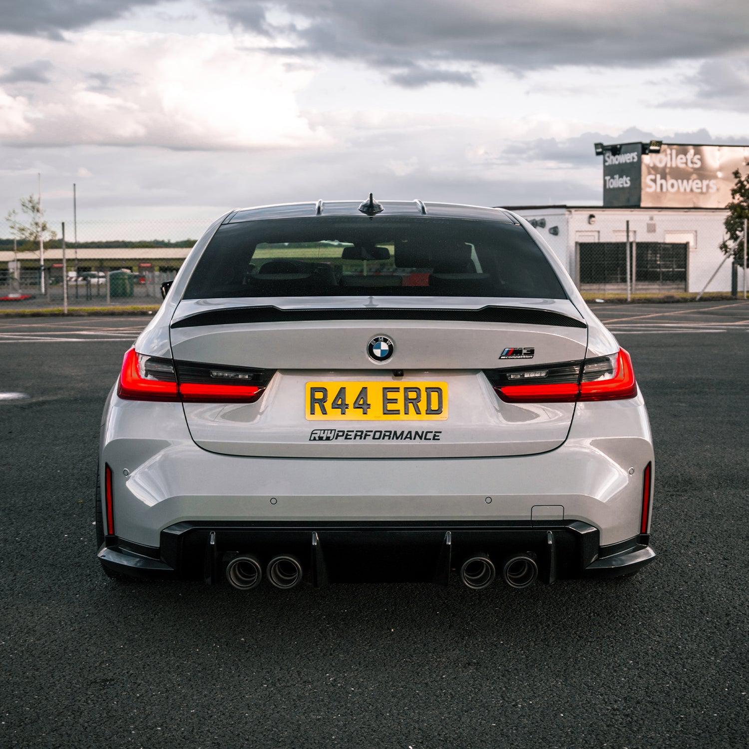 MHC+ BMW M3 CS Style Rear Spoiler In Pre Preg Carbon Fibre (G80)